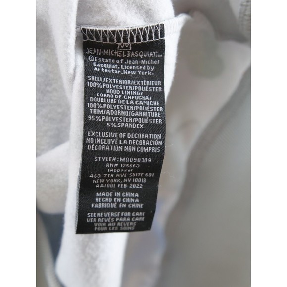 Members Only X Jean Michael Basquiat All Over Print Pullover Hoodie‎ Jacket L - Picture 8 of 9